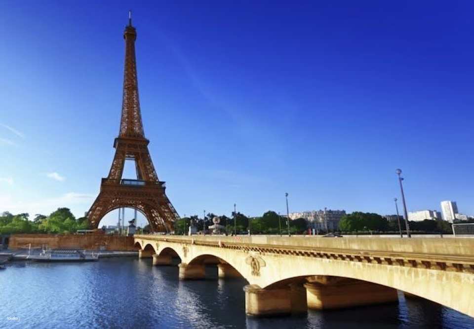 Audioguided tour of the Eiffel Tower with cruise ticket
