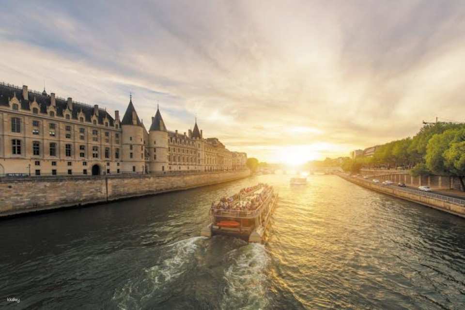 Audioguided tour of the Eiffel Tower with cruise ticket