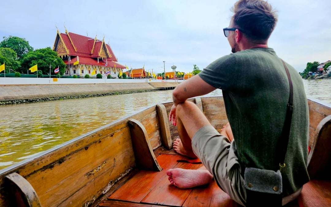 Ayutthaya Historical Park Day Trip with Private Car Transfers and Longtail Boat Tour Image 2