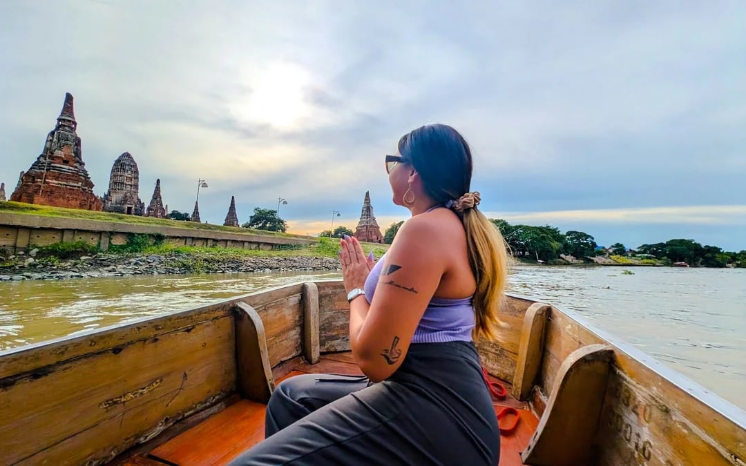 Ayutthaya Historical Park Day Trip with Private Car Transfers and Longtail Boat Tour Image 10