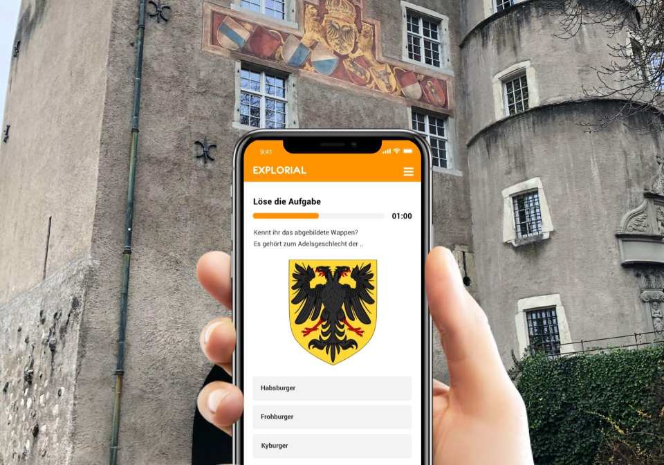 Baden interactive scavenger hunt with the smartphone