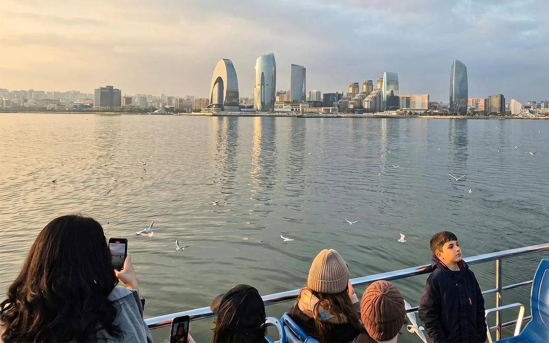 Baku Caspian Sea Boat Tour with City Skyline Views Image 3