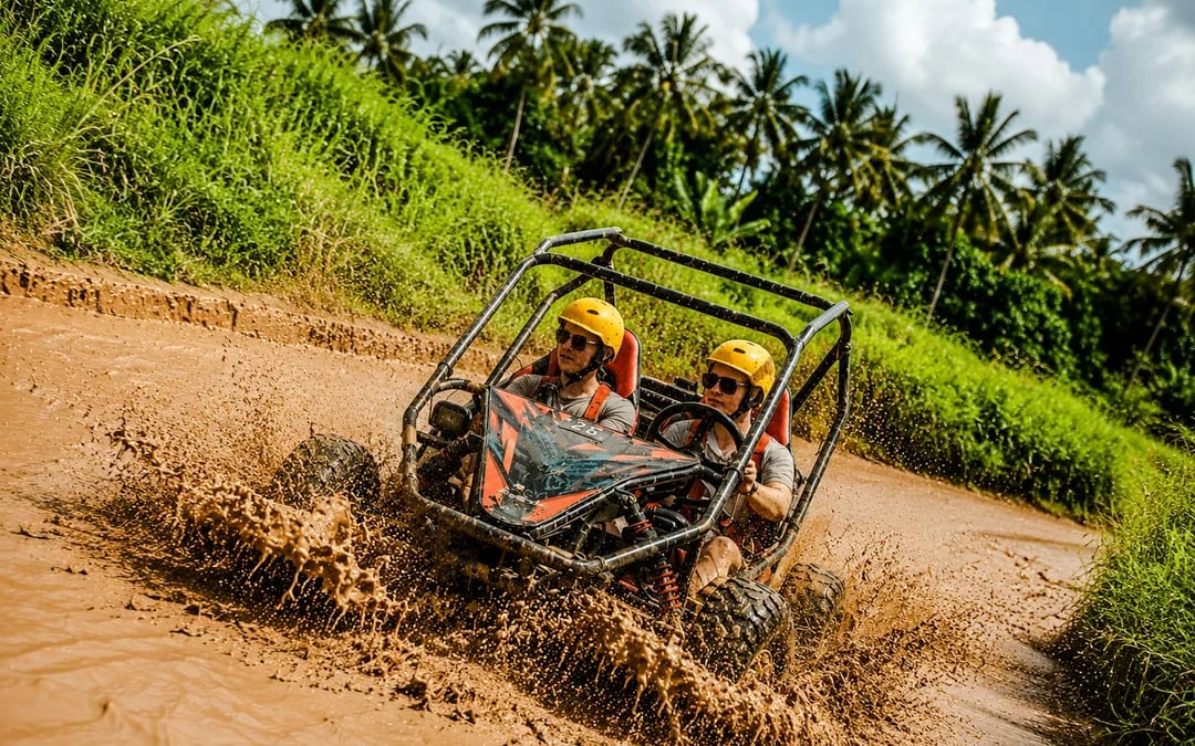 Bali Off-Road Buggy Ride and Water Tubing with Lunch Image 3