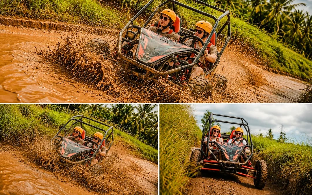 Bali Off-Road Buggy Ride and Water Tubing with Lunch Image 6