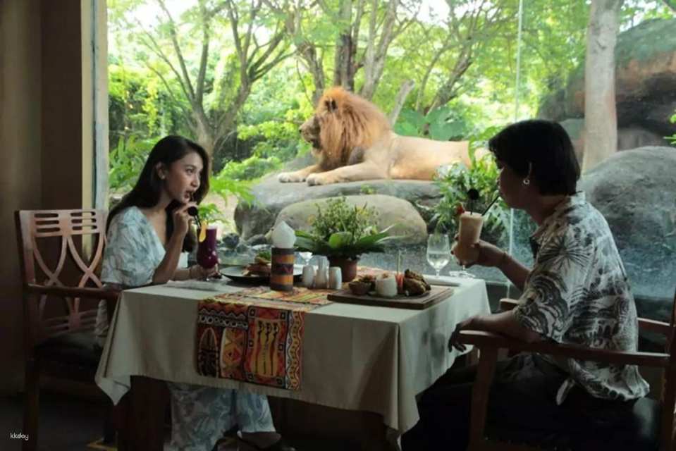 Bali Safari Breakfast with Lions | Dine Beside the King of the Jungle | Departure from Bali