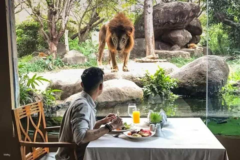 Bali Safari Breakfast with Lions | Dine Beside the King of the Jungle | Departure from Bali