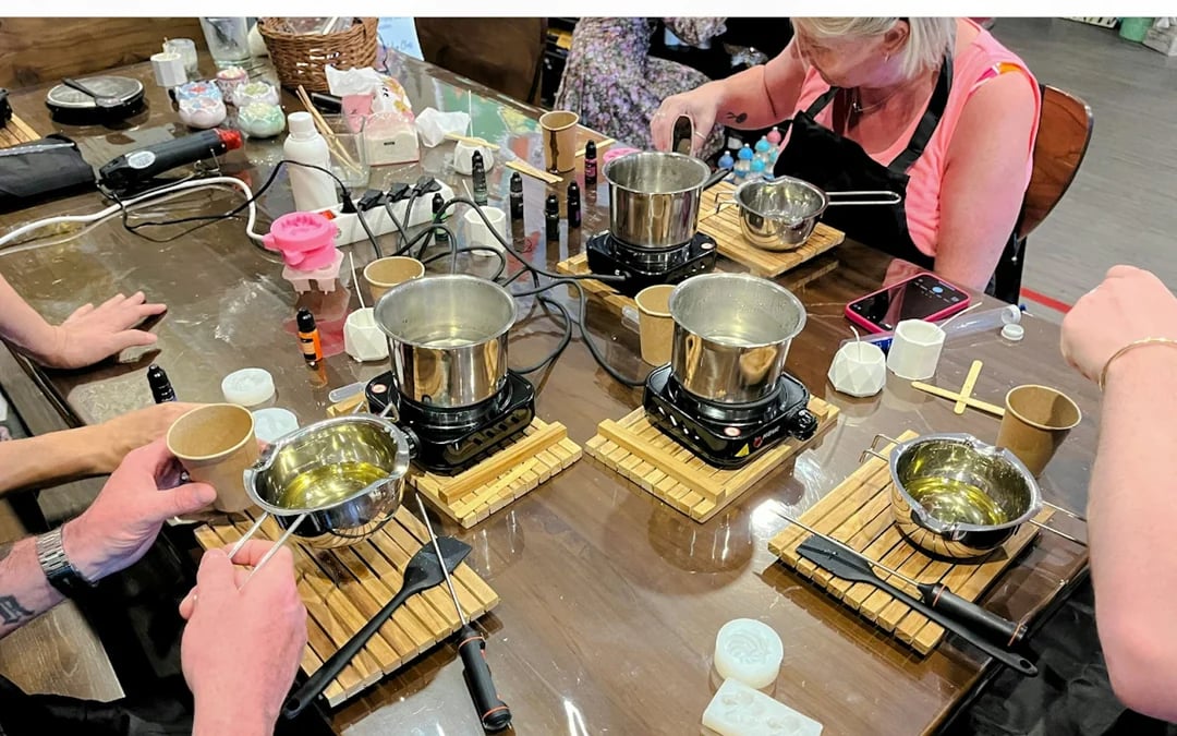 Bali Soy Wax Candle-Making Workshop Image 1
