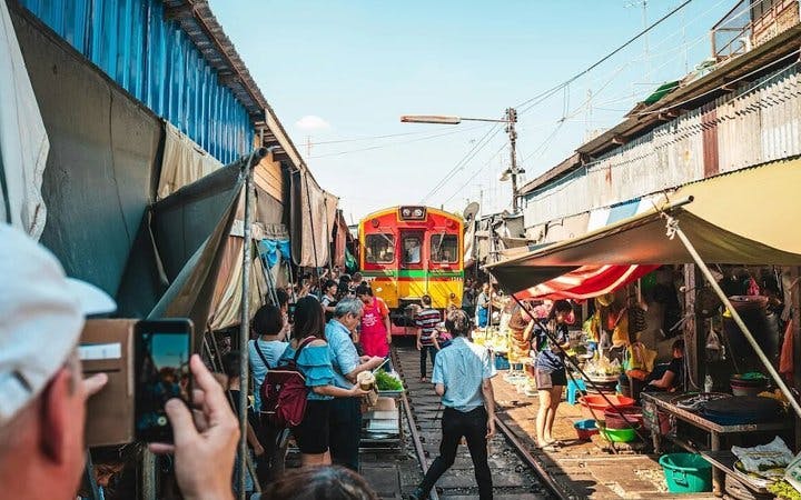 Bangkok: Floating Market Boat & Maeklong Railway Market Tour Image 3