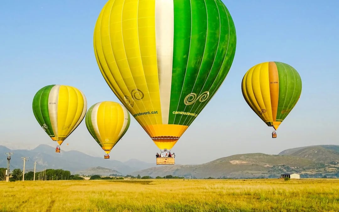 Barcelona Hot Air Balloon Flight Over Catalonia with Cava Toast Image 3