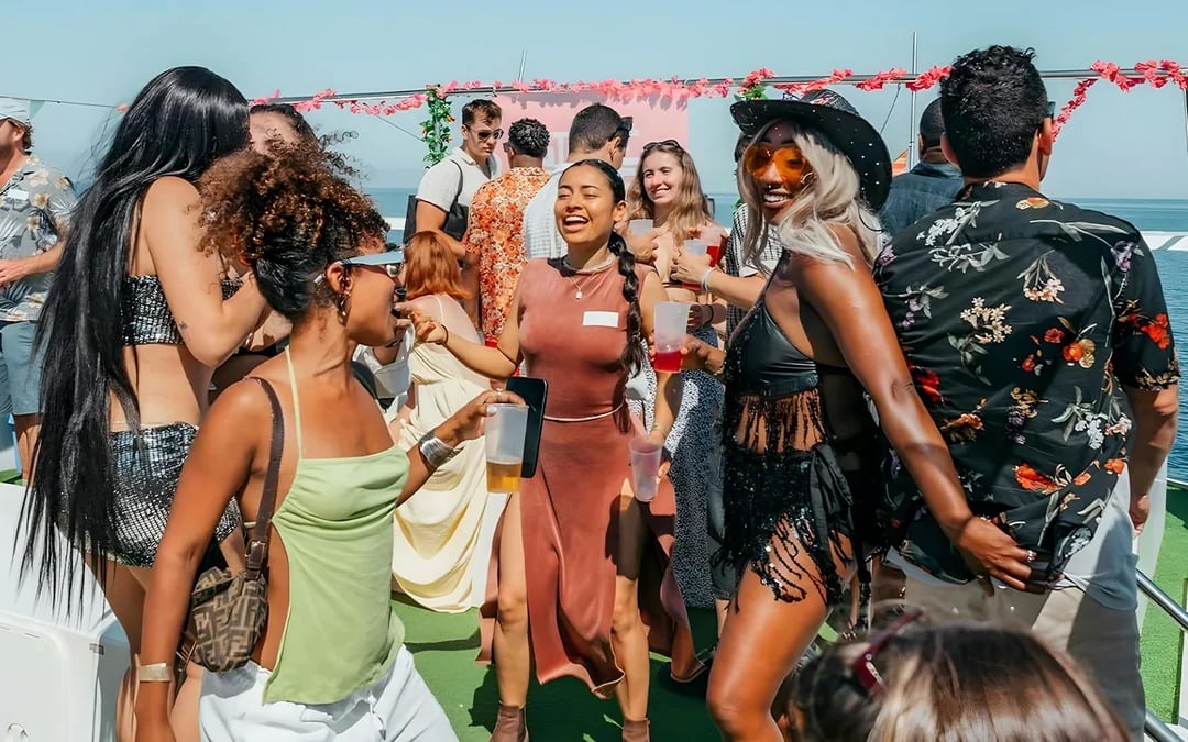Barcelona: Party Cruise with BBQ & Sunset Options Image 1