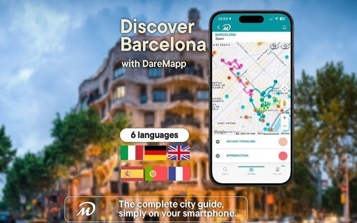 Barcelona Self-Guided Walking Tour on Mobile App Image 1