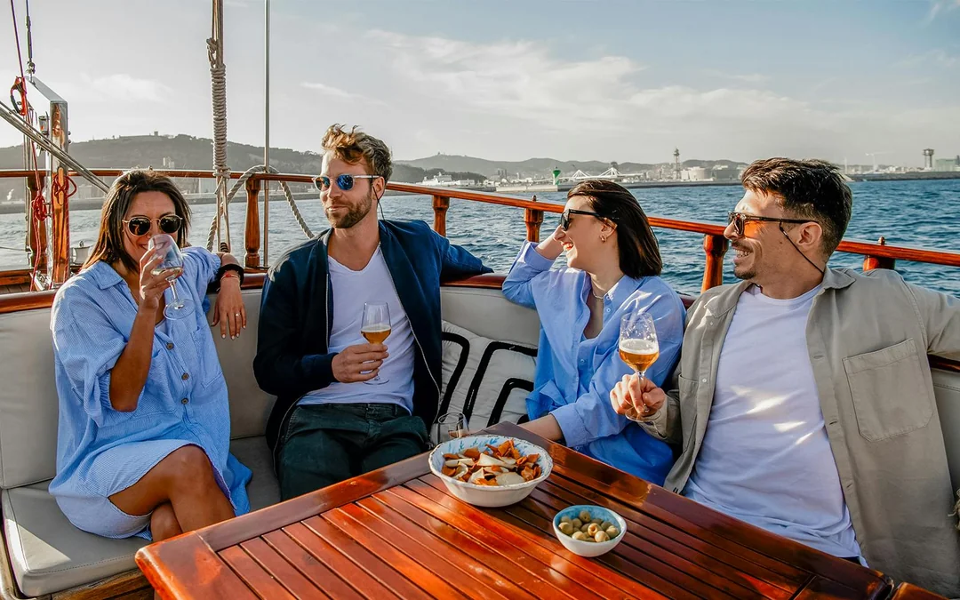 Barcelona Sightseeing Cruise on a Wooden Gullet Image 1