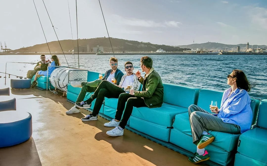 Barcelona Sightseeing Cruise on a Wooden Gullet Image 8