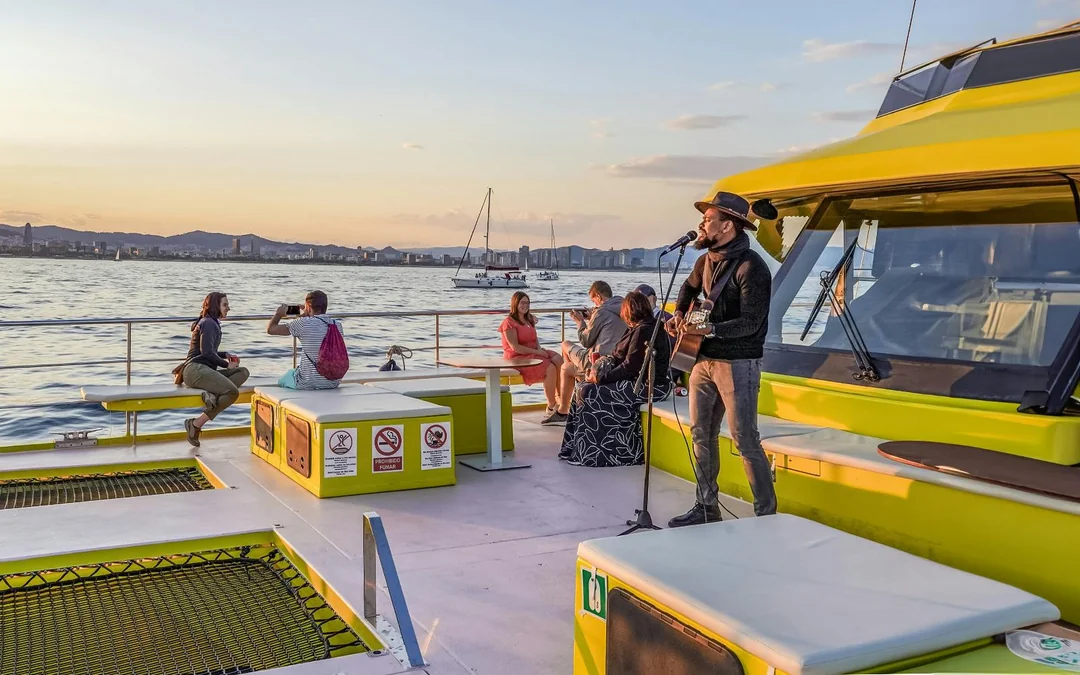 Barcelona Sightseeing Cruise on an Eco-Catamaran Image 1