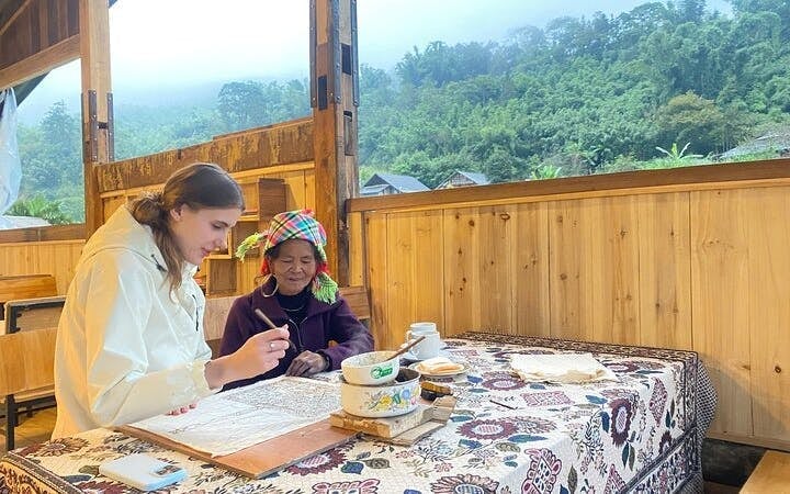 Batik Painting Workshop with Hmong Artisans in Ta Van Image 9