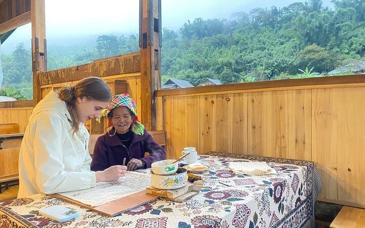 Batik Painting Workshop with Hmong Artisans in Ta Van Image 10