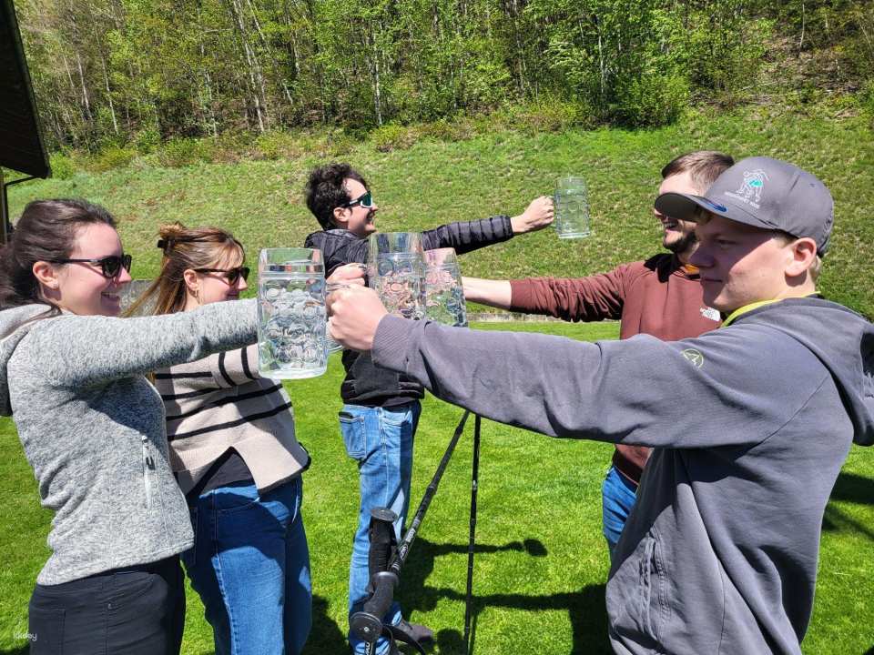 Beer Fun Competition at the Desired Location