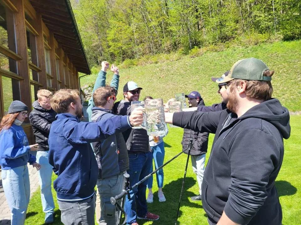 Beer Fun Competition at the Desired Location
