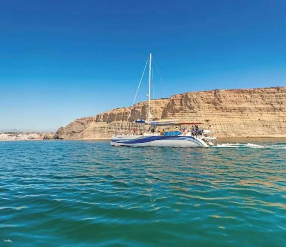 Benagil Cave catamaran cruise ticket with brunch from Vilamoura