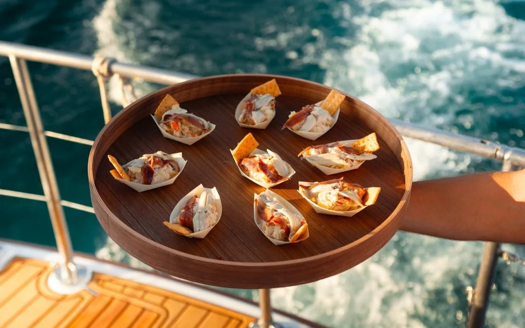 Benalmádena Sunset Cruise with 8-Course Mediterranean Tasting Menu and Selected Wines on Salacia Image 1