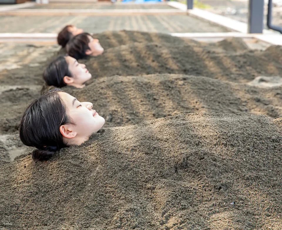 Beppu, Japan | Sand SPA Beppu Beach Sunbathing Area Tickets