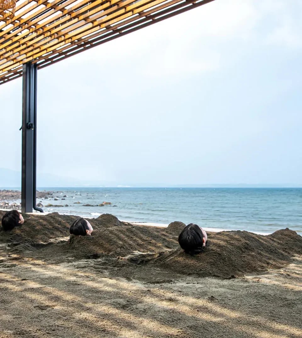 Beppu, Japan | Sand SPA Beppu Beach Sunbathing Area Tickets