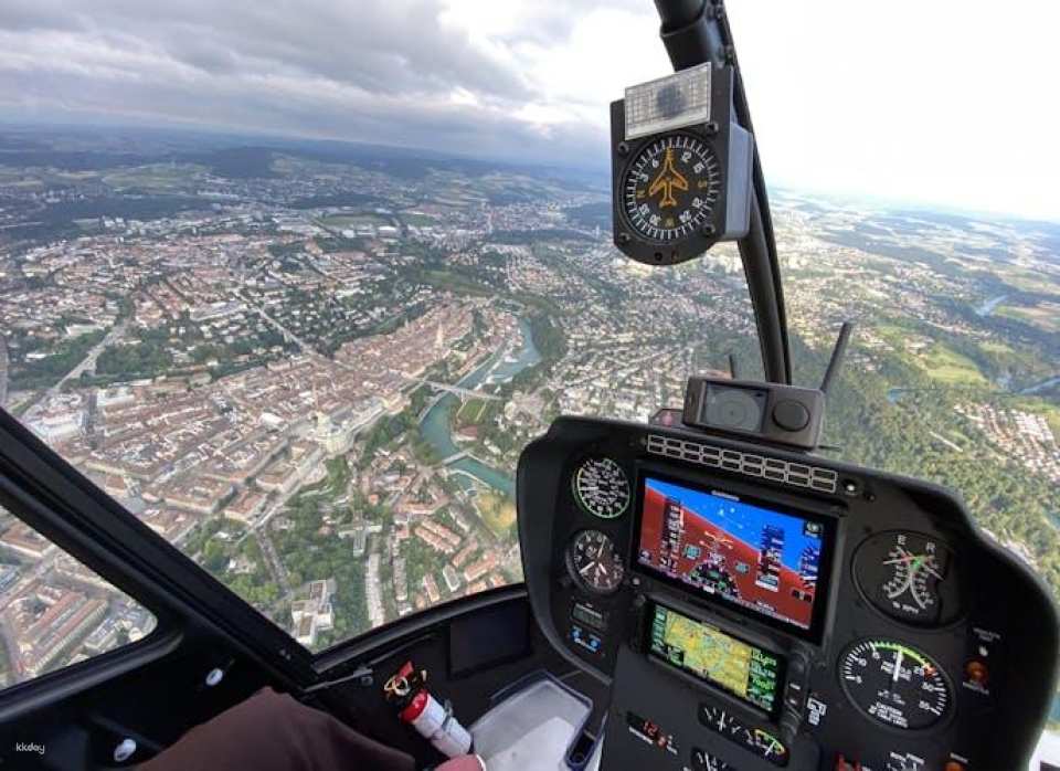 Bern city helicopter tour