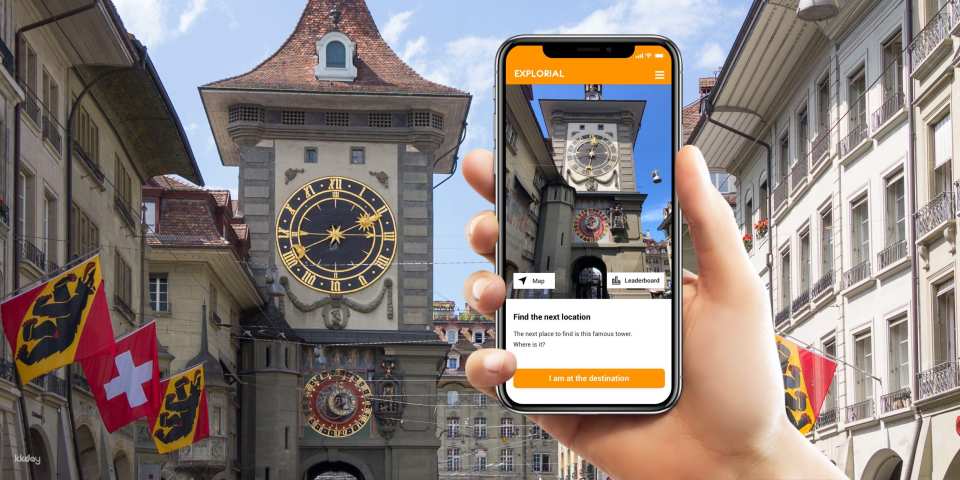 Bern interactive scavenger hunt with smartphone