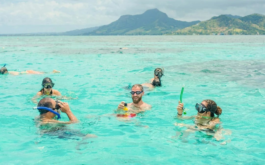 Boat tour to Ile aux Benitiers with Dolphin sightings & BBQ lunch Image 8