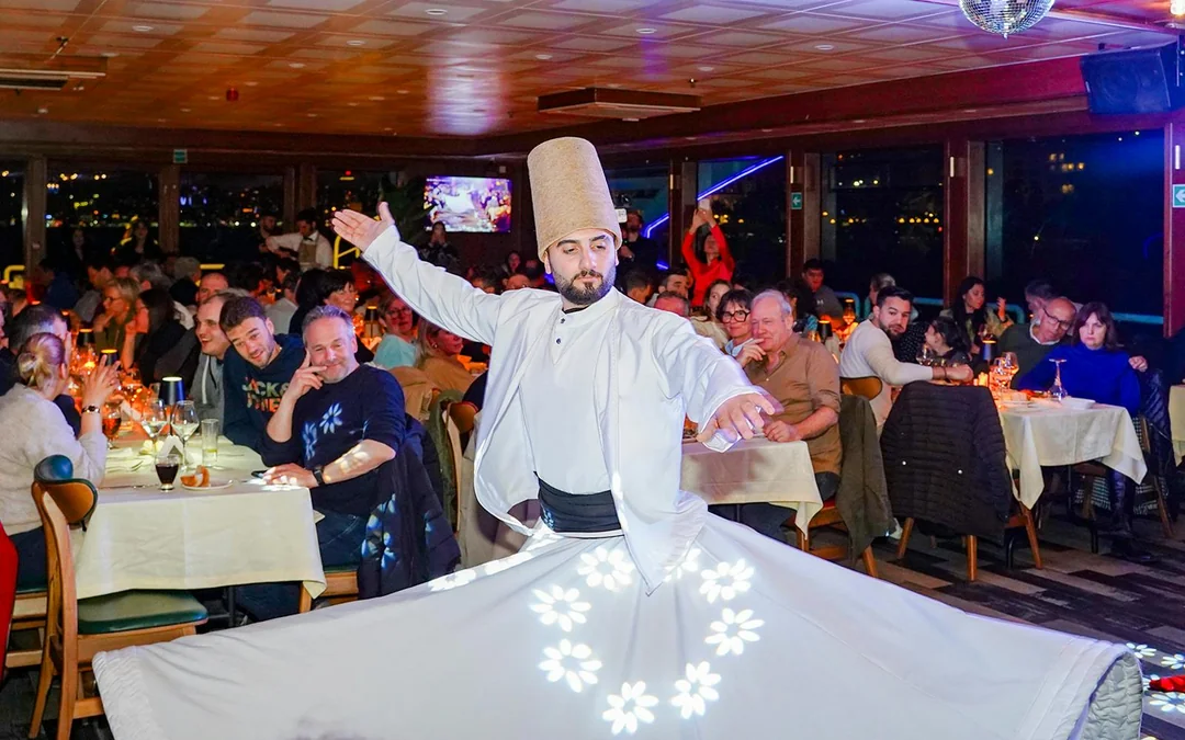 Bosphorus 4-Course Dinner Cruise with Live Show & Private Table Image 4