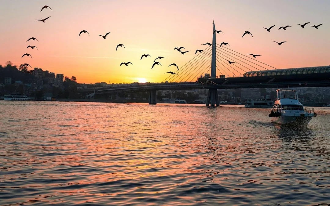 Bosphorus & Golden Horn Sunset Yacht Cruise with English-Speaking Guide Image 6