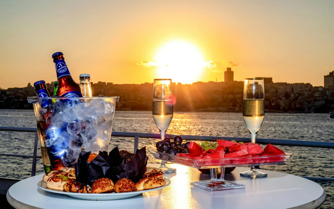 Bosphorus Sunset Cruise with Drinks & Snacks Image 3
