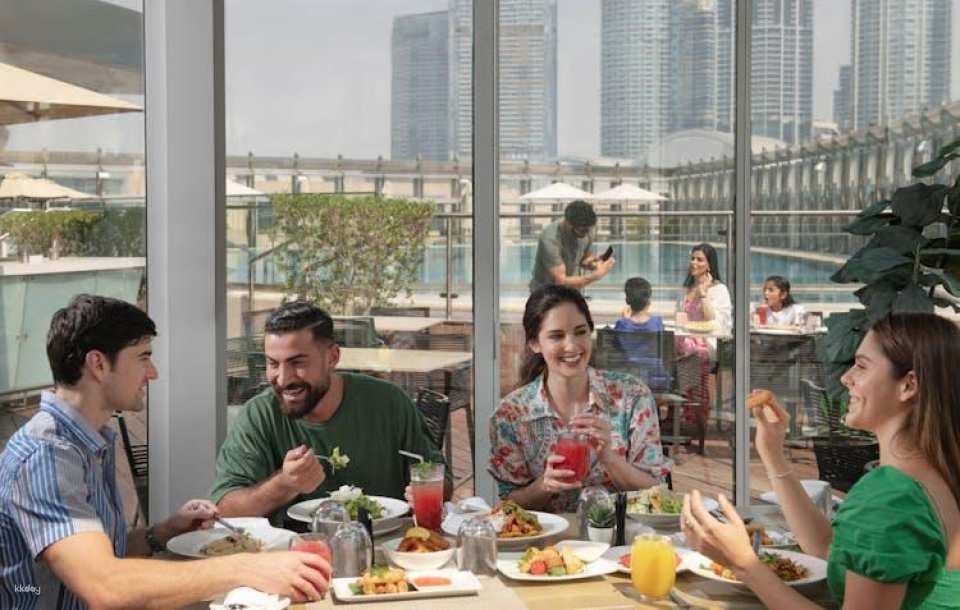 Burj Khalifa tickets and 3-course meal at Rooftop