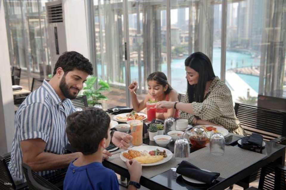 Burj Khalifa tickets and 3-course meal at Rooftop