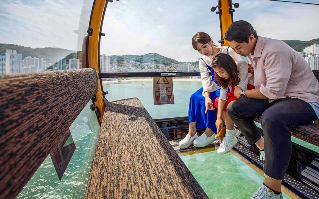 Busan Air Cruise Cable Car Round-Trip Tickets Image 4