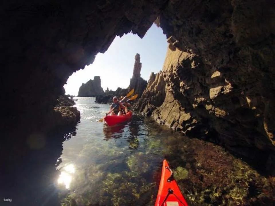Cabo de Gata Natural Park kayak and snorkeling tour
