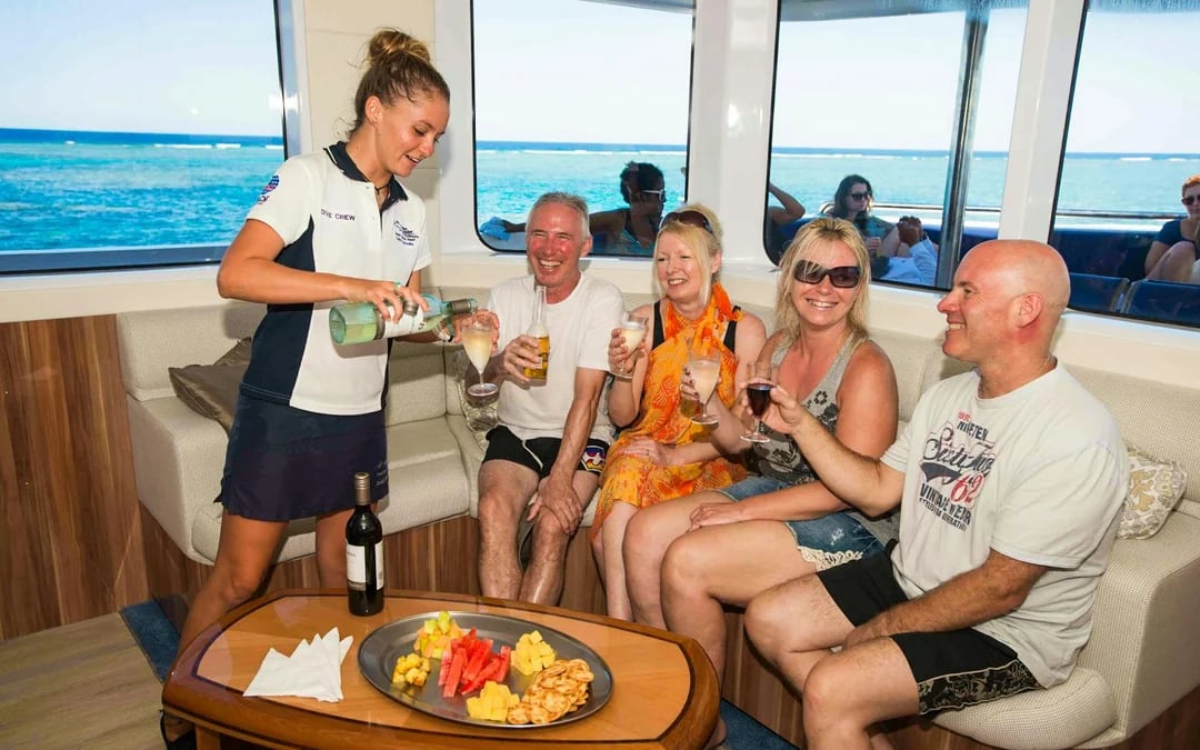 Cairns to Great Barrier Reef Full Day Cruise with Scenic Heli-Flight and Lunch Image 5