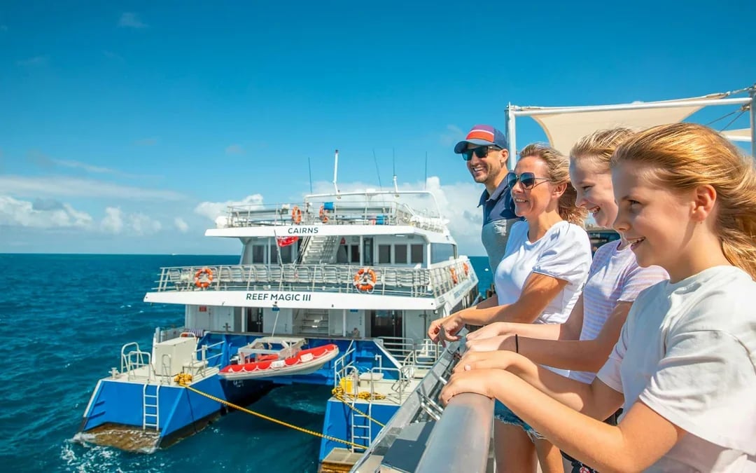 Cairns to Great Barrier Reef Snorkel Cruise with Pontoon Activities and Lunch by Reef Magic Image 7