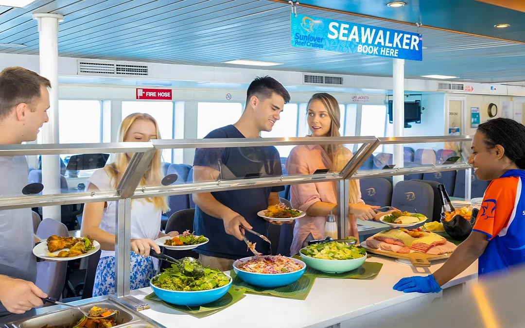Cairns to Great Barrier Reef Snorkel Cruise with Pontoon Activities and Lunch by Sunlover Image 5