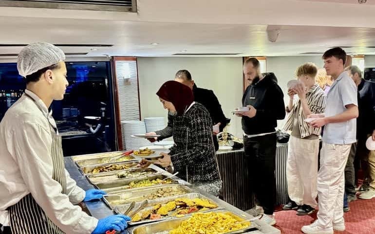 Cairo Nile Dinner Cruise with Buffet, Live Belly Dance, Tanoura Show, and Hotel Transfers Image 3