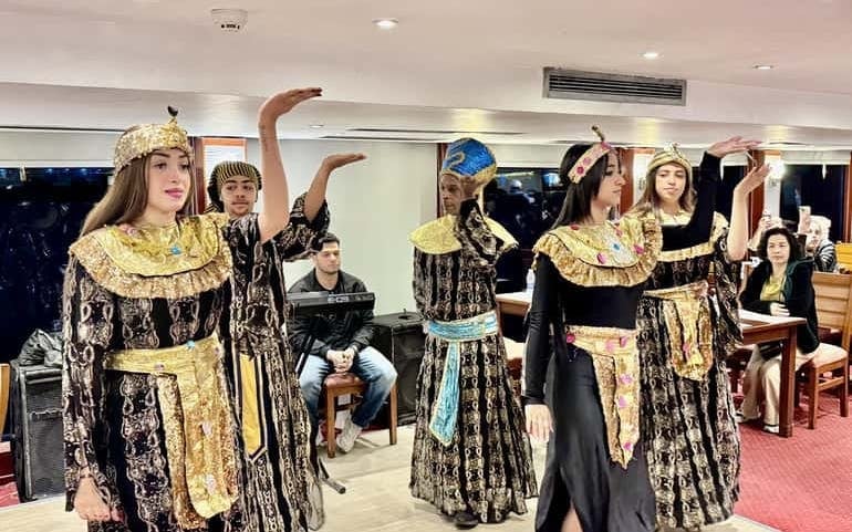 Cairo Nile Dinner Cruise with Buffet, Live Belly Dance, Tanoura Show, and Hotel Transfers Image 7