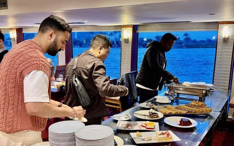 Cairo Nile Dinner Cruise with Buffet, Live Belly Dance, Tanoura Show, and Hotel Transfers Image 8