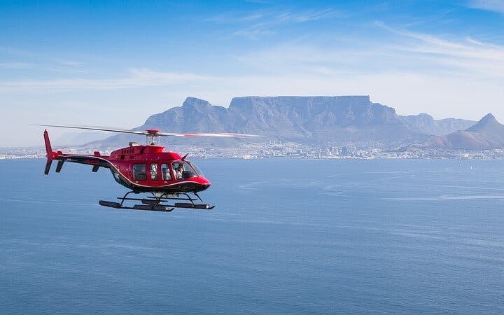 Cape Peninsula Private Helicopter Tour with Stellenbosch Wine Tastings and 4-Course Lunch Image 2
