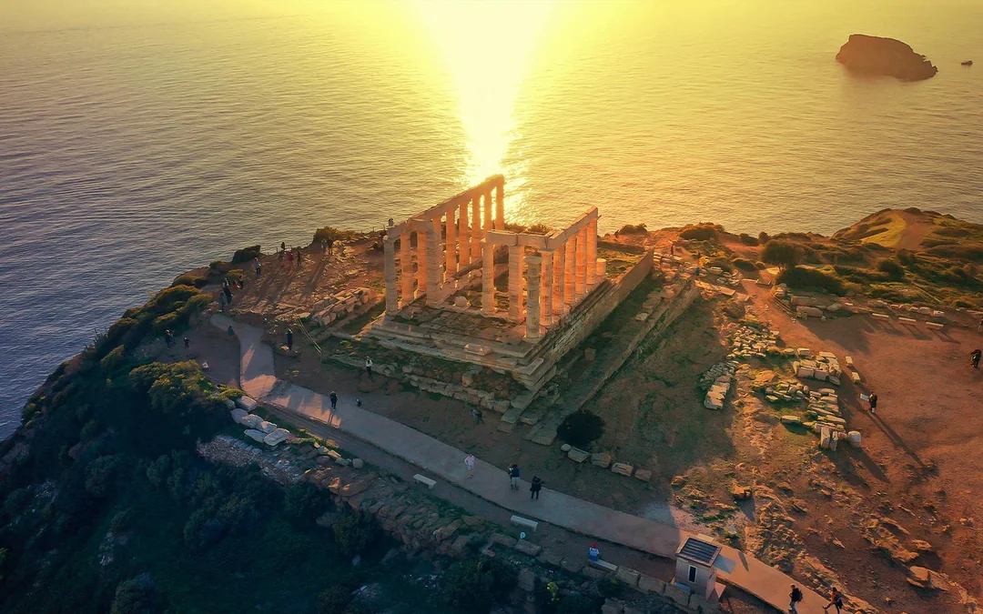 Cape Sounion & Temple of Poseidon Guided Sunset Tour Image 1