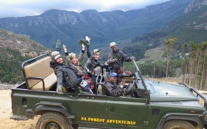 Cape Town Private Ziplining Tour in Constantia Winelands with Scenic Drives and Penguin Viewing Image 3
