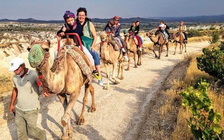 Cappadocia Camel Ride Tour with Sunrise Hot Air Balloon Views and Hotel Transfers Image 3