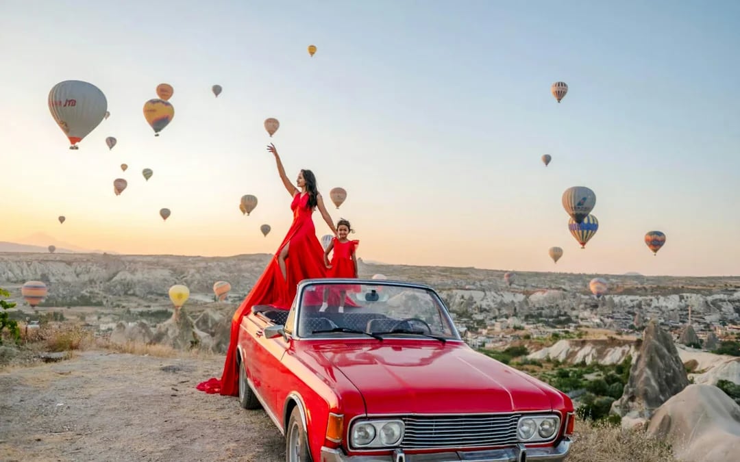 Cappadocia Classic Convertible Car Tour with Hotel Transfers Image 1