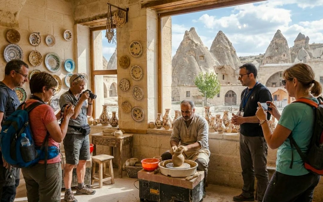 Cappadocia Red Tour: Zelve Open Air Museum & Fairy Chimneys with Lunch, Hotel Transfers and Pottery Workshop Image 7