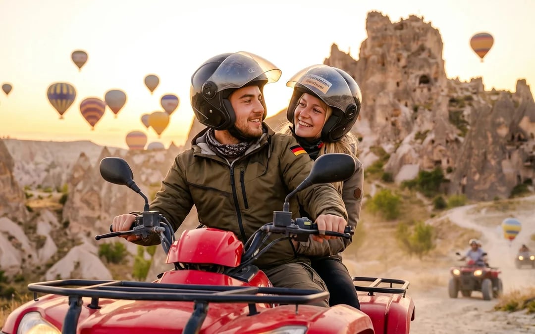 Cappadocia Sunrise Guided ATV Quad Bike Tour with Round-Trip Hotel Transfers Image 2
