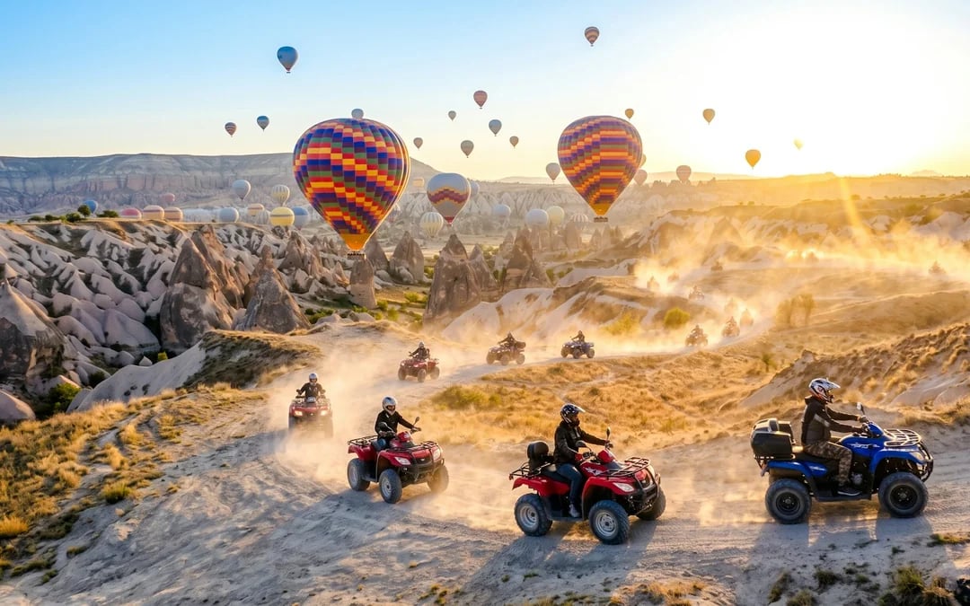 Cappadocia Sunrise Guided ATV Quad Bike Tour with Round-Trip Hotel Transfers Image 3